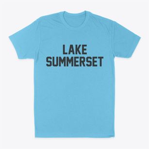Lake Summerset Illinois Classic Block Classic Dad T-Shirt