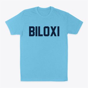 Biloxi Mississippi Classic Block Classic Dad T-Shirt