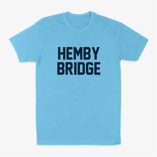 Hemby Bridge North Carolina Classic Block Classic Dad T-Shirt