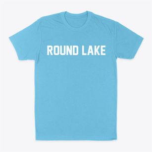 Round Lake New York Classic Block Classic Dad T-Shirt