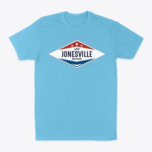 Jonesville Michigan Diamond Star Classic Dad T-Shirt