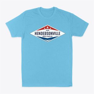 Hendersonville North Carolina Diamond Star Classic Dad T-Shirt