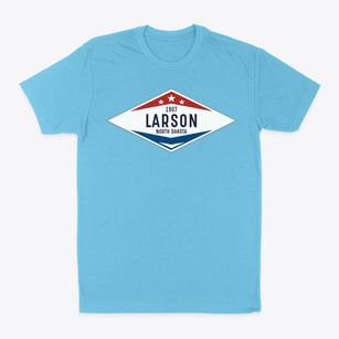 Larson North Dakota Diamond Star Classic Dad T-Shirt