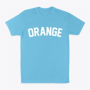 Orange Massachusetts Classic Curve Classic Dad T-Shirt