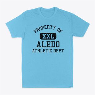 Aledo Illinois Athletic Dept Classic Dad T-Shirt