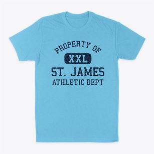 St. James North Carolina Athletic Dept Classic Dad T-Shirt