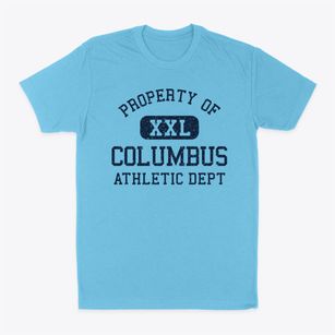 Columbus Texas Athletic Dept Classic Dad T-Shirt