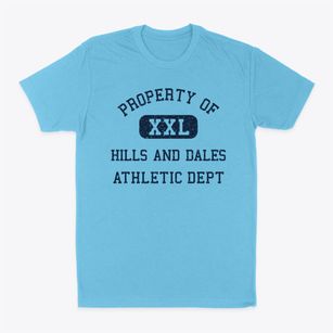Hills And Dales Ohio Athletic Dept Classic Dad T-Shirt
