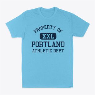 Portland Maine Athletic Dept Classic Dad T-Shirt