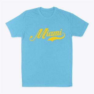 Miami Florida Vintage Team Classic Dad T-Shirt