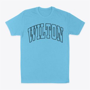 Wilton Iowa Trendy Block Classic Dad T-Shirt