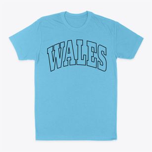 Wales Massachusetts Trendy Block Classic Dad T-Shirt