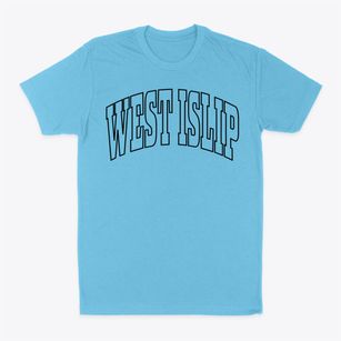 West Islip New York Trendy Block Classic Dad T-Shirt