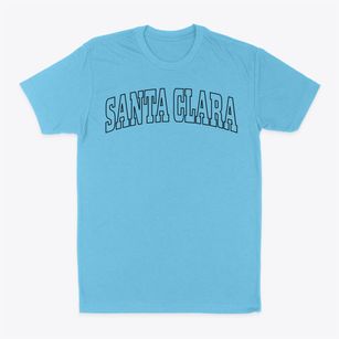 Santa Clara California Trendy Block Classic Dad T-Shirt