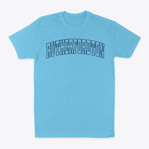 Rutherfordton North Carolina Trendy Block Classic Dad T-Shirt