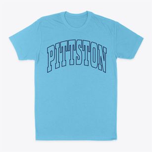 Pittston Maine Trendy Block Classic Dad T-Shirt