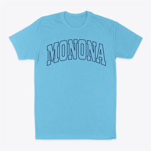 Monona Iowa Trendy Block Classic Dad T-Shirt