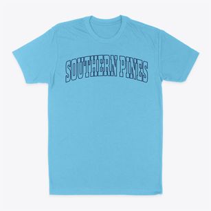 Southern Pines North Carolina Trendy Block Classic Dad T-Shirt