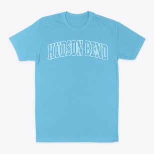 Hudson Bend Texas Trendy Block Classic Dad T-Shirt