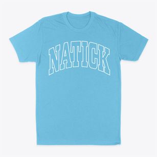 Natick Massachusetts Trendy Block Classic Dad T-Shirt