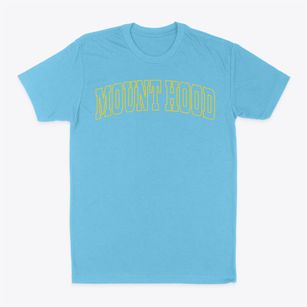Mount Hood Oregon Trendy Block Classic Dad T-Shirt