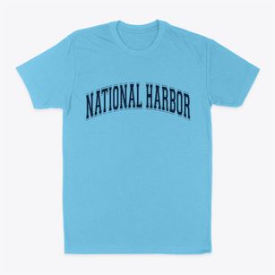 National Harbor Maryland Varsity Classic Dad T-Shirt