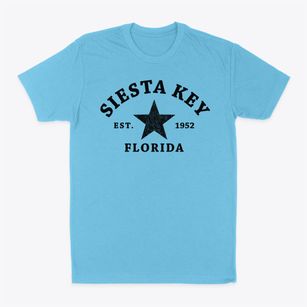 Siesta Key Florida Star Classic Dad T-Shirt