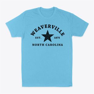 Weaverville North Carolina Star Classic Dad T-Shirt