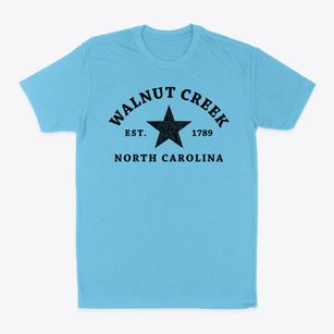 Walnut Creek North Carolina Star Classic Dad T-Shirt