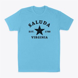 Saluda Virginia Star Classic Dad T-Shirt