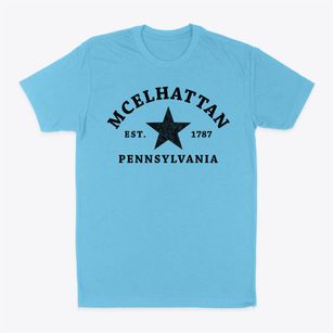 Mcelhattan Pennsylvania Star Classic Dad T-Shirt