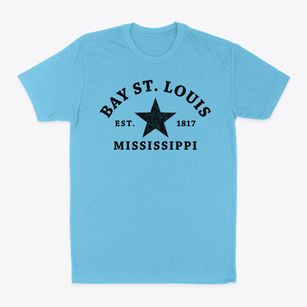 Bay St. Louis Mississippi Star Classic Dad T-Shirt