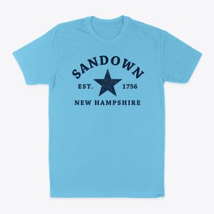 Sandown New Hampshire Star Classic Dad T-Shirt