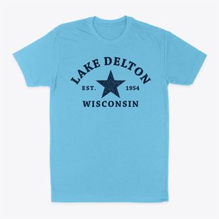 Lake Delton Wisconsin Star Classic Dad T-Shirt