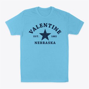 Valentine Nebraska Star Classic Dad T-Shirt
