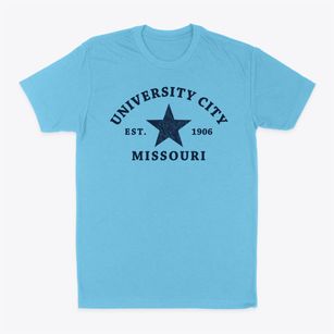 University City Missouri Star Classic Dad T-Shirt