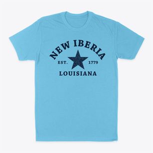 New Iberia Louisiana Star Classic Dad T-Shirt