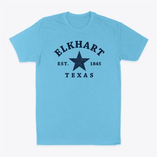 Elkhart Texas Star Classic Dad T-Shirt