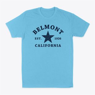 Belmont California Star Classic Dad T-Shirt