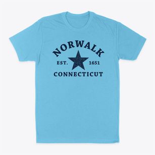 Norwalk Connecticut Star Classic Dad T-Shirt