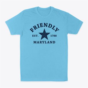 Friendly Maryland Star Classic Dad T-Shirt