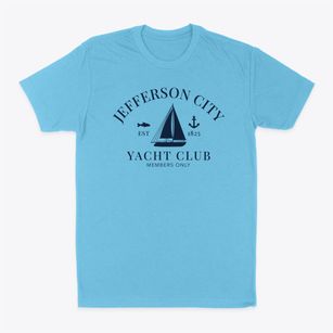 Jefferson City Missouri Yacht Club Classic Dad T-Shirt