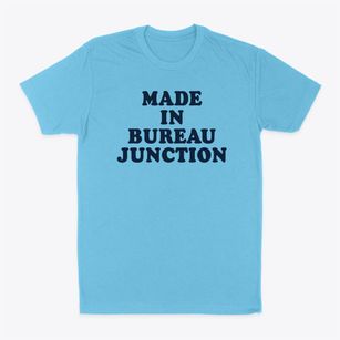 Bureau Junction Illinois Classic 70s Classic Dad T-Shirt