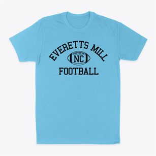 Everetts Mill North Carolina Football Classic Dad T-Shirt
