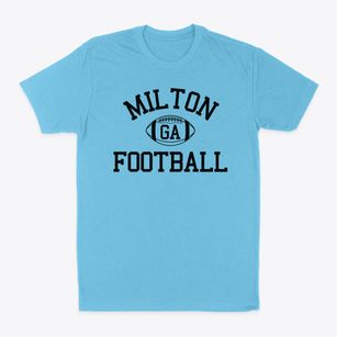 Milton Georgia Football Classic Dad T-Shirt
