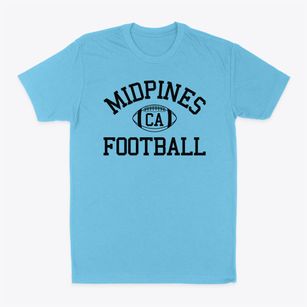 Midpines California Football Classic Dad T-Shirt