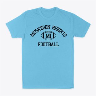 Muskegon Heights Michigan Football Classic Dad T-Shirt