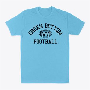 Green Bottom West Virginia Football Classic Dad T-Shirt
