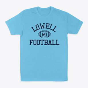 Lowell Michigan Football Classic Dad T-Shirt