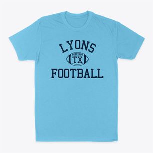 Lyons Texas Football Classic Dad T-Shirt